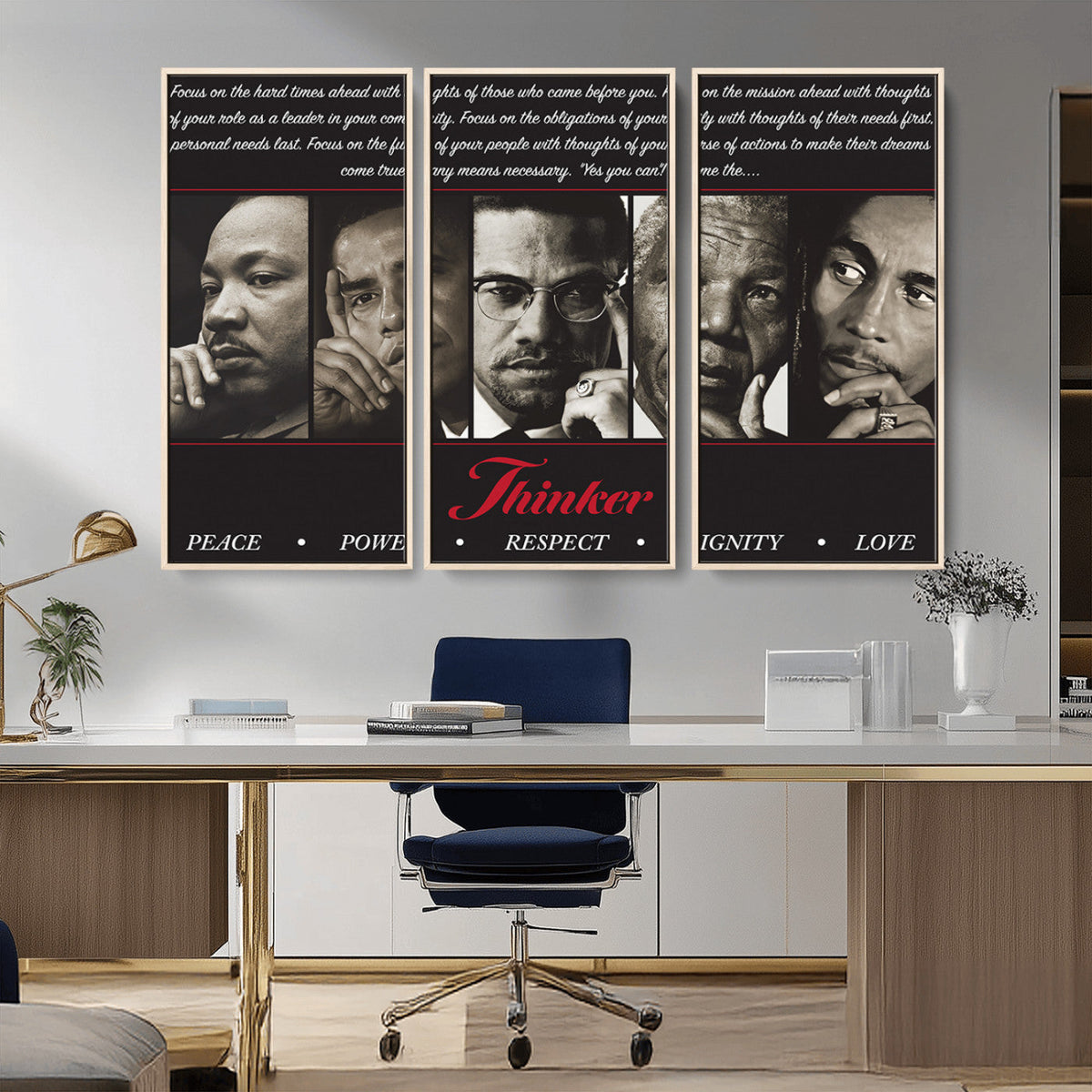 Thinkers of Wall Art Canvas Print - Inspirational Wall Art