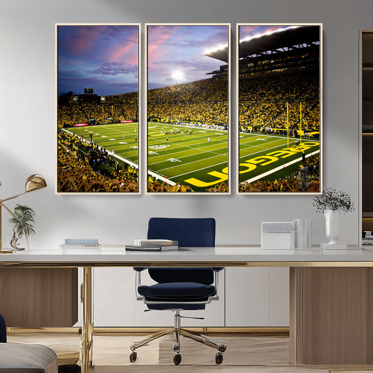 University of Oregon Ducks Football Team Print - Eugene