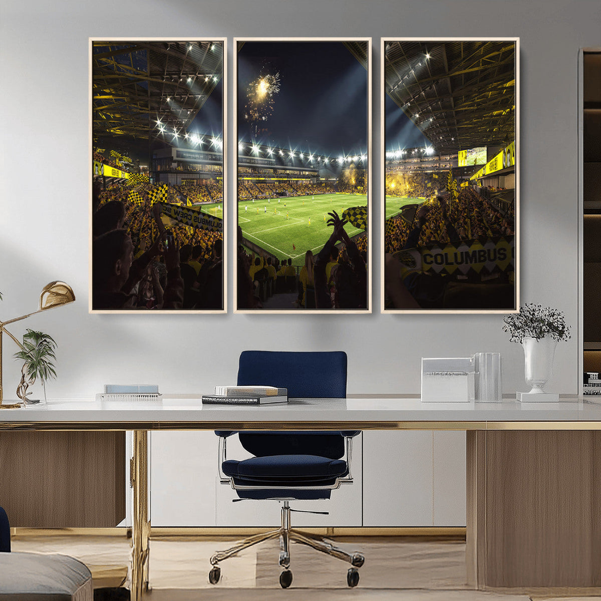 Columbus Crew Soccer Team Print - Columbus Crew Stadium Wall