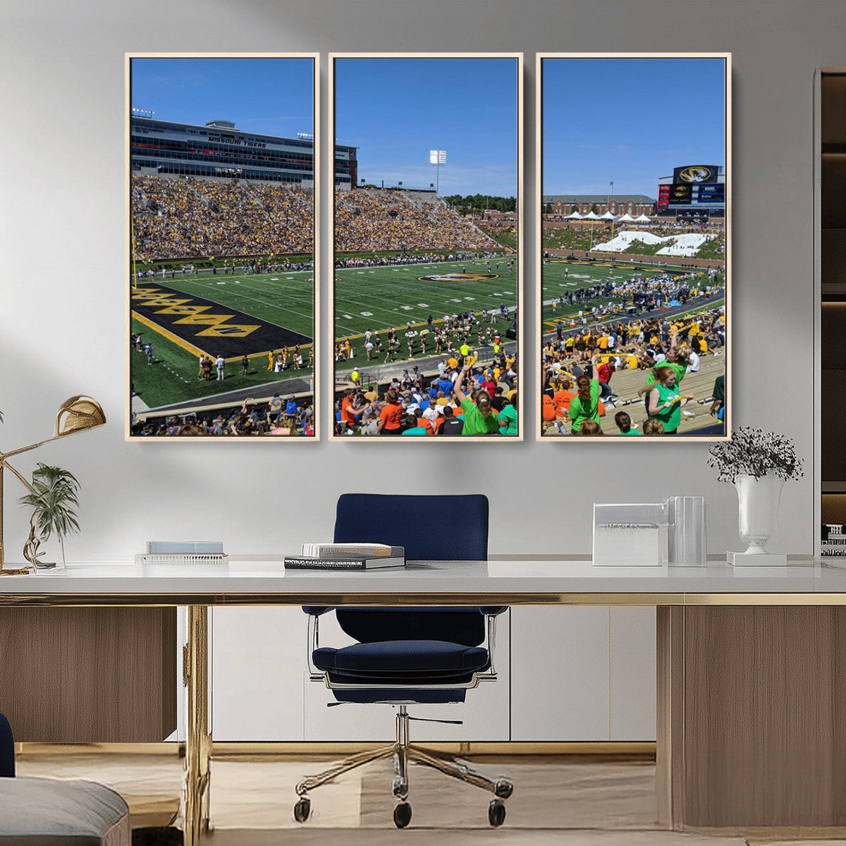 University of Missouri Tigers Football Team Print - Columbia