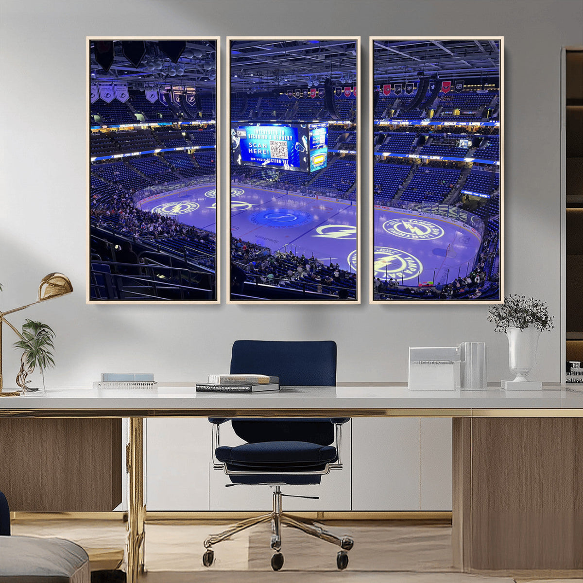 Amalie Arena Florida Wall Art Canvas Print - NHL Hockey