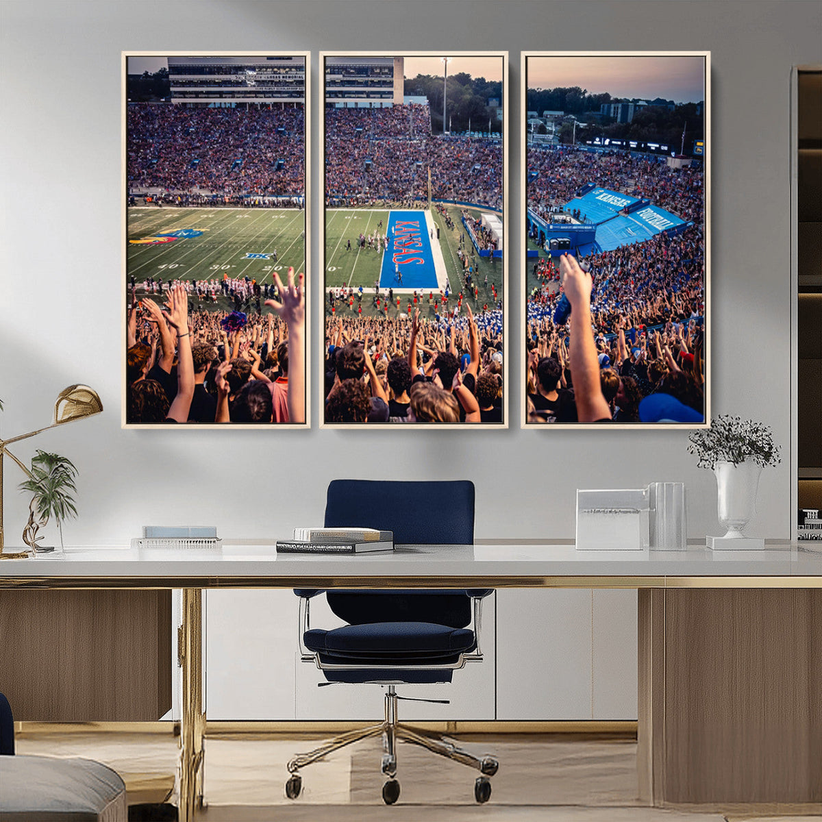 University of Kansas Jayhawks Football Team Art Print -