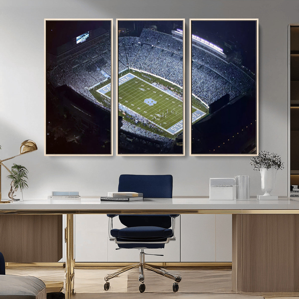 University of North Carolina Tar Heels Football Team Print -