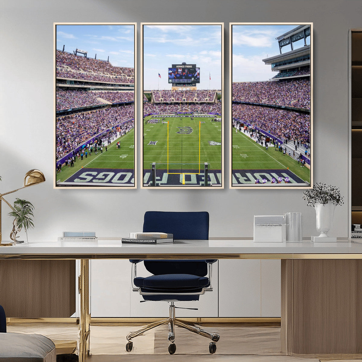 TCU Horned Frogs Football Team Print - Fort Worth Amon G.