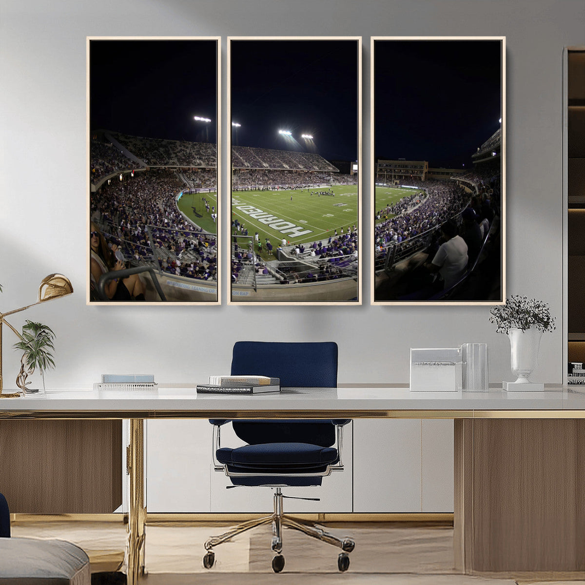 TCU Horned Frogs Football Team Print - Fort Worth Amon G.
