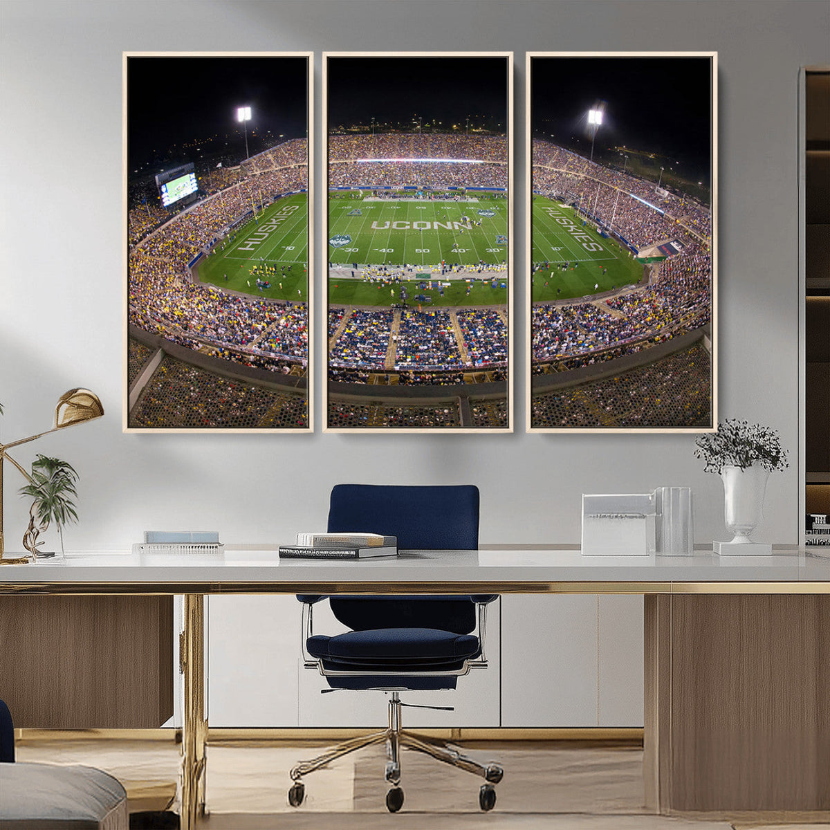 The University of Connecticut UCONN Huskies Football Team