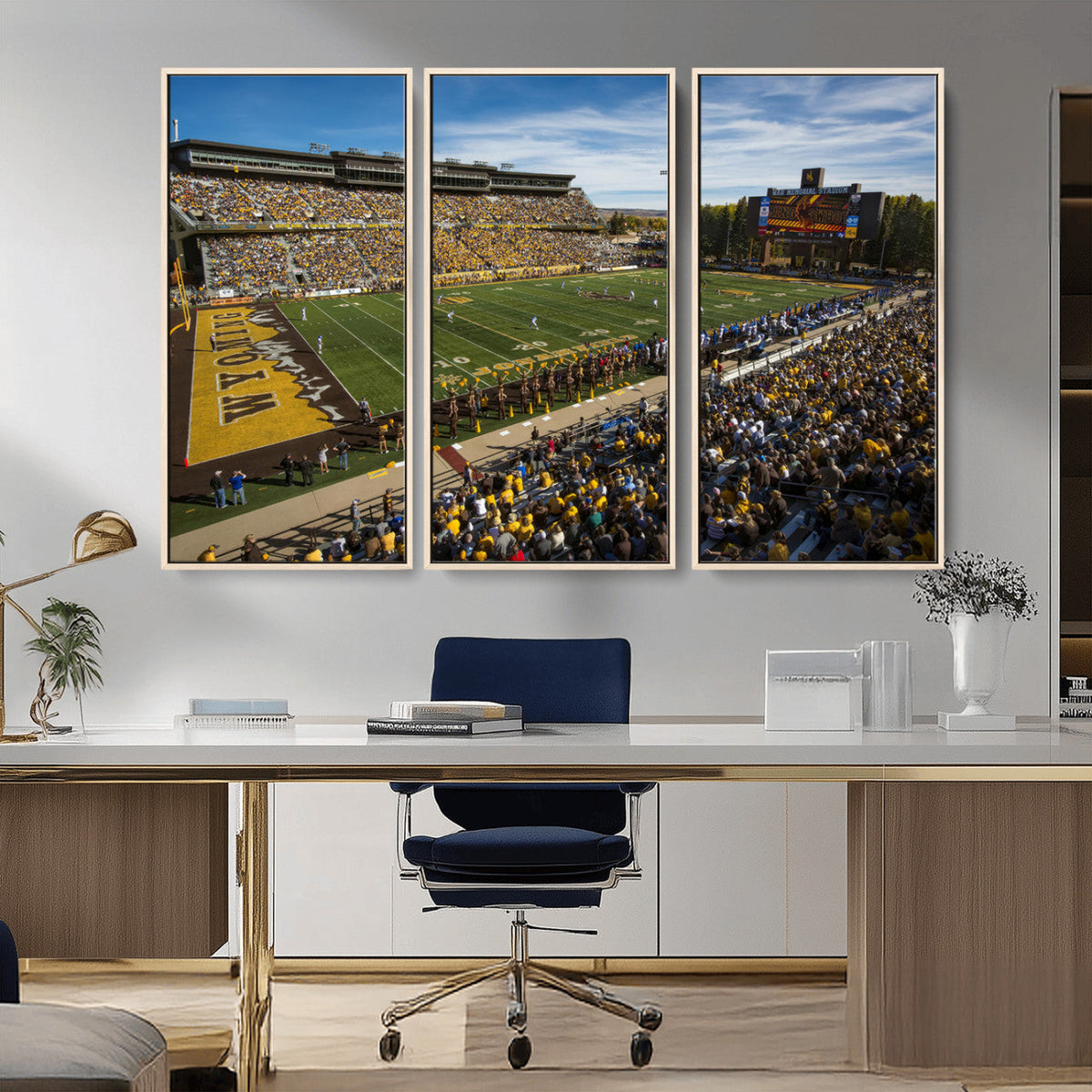 University of Wyoming Cowboys Football Team Print - Laramie