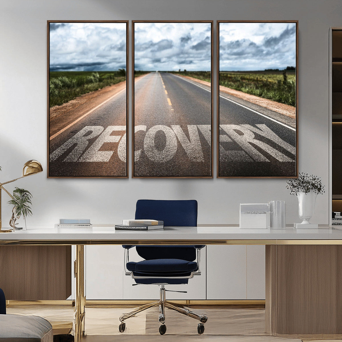 Recovery Road Wall Art Canvas Print