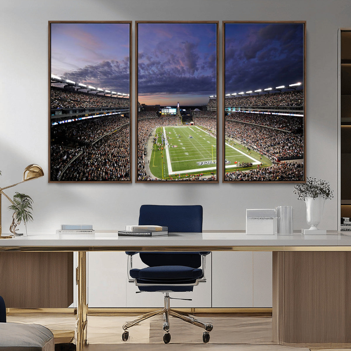 New England Patriots Football Team Print - Foxborough