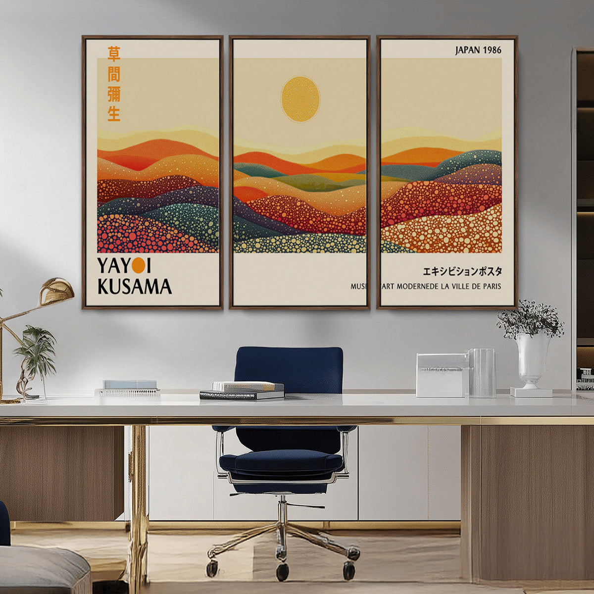 Yayoi Kusama Art Print Wall Decor – Yayoi Kusama Wabi Sabi