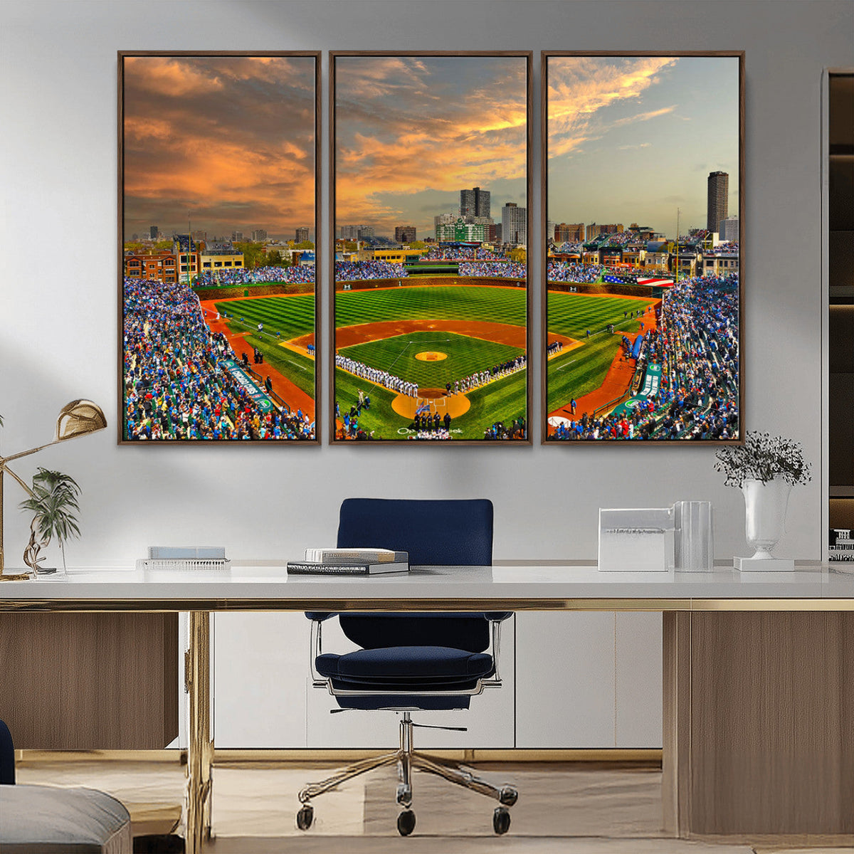 Chicago Wrigley Field Wall Art Canvas Print – Iconic