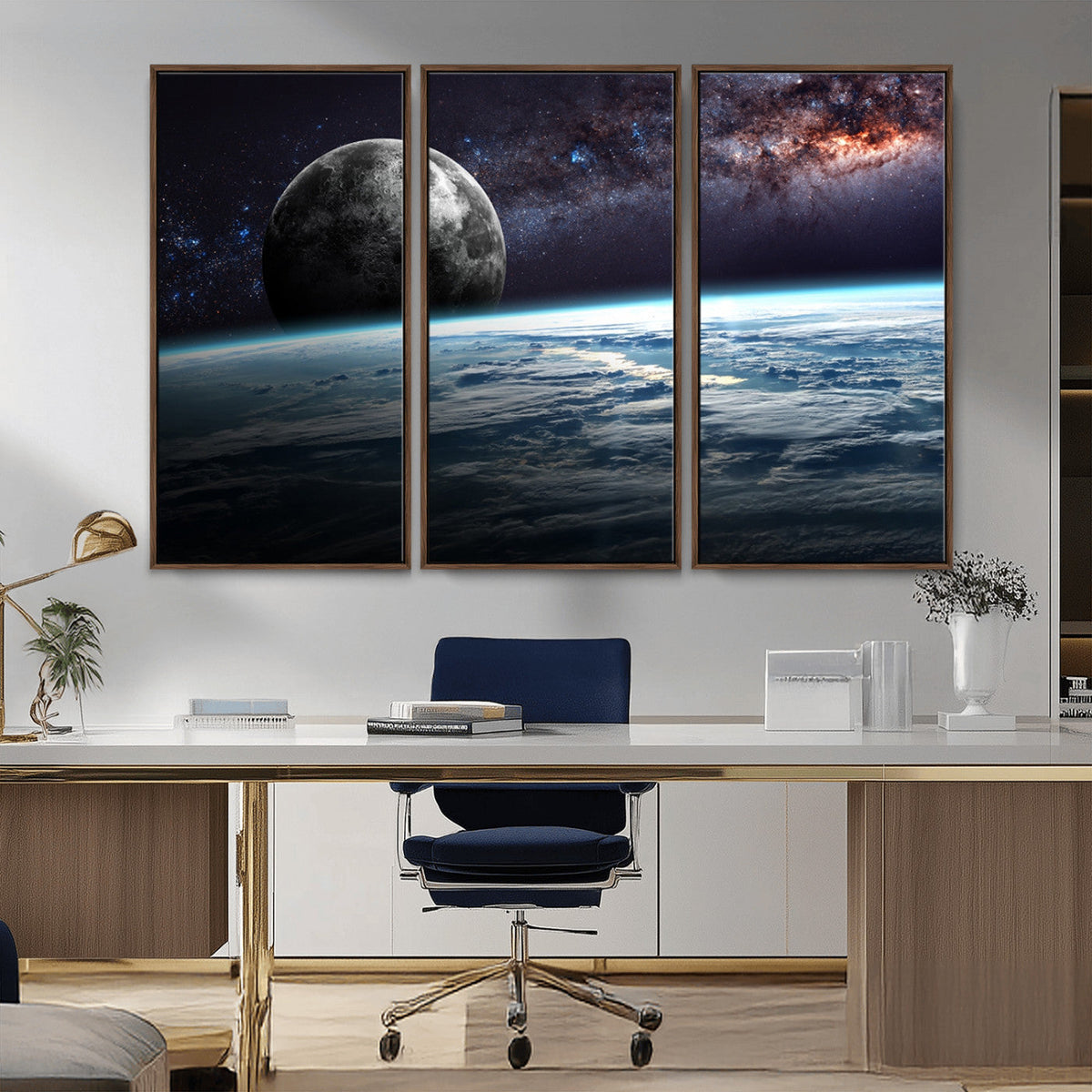 Space and Planet Canvas Print