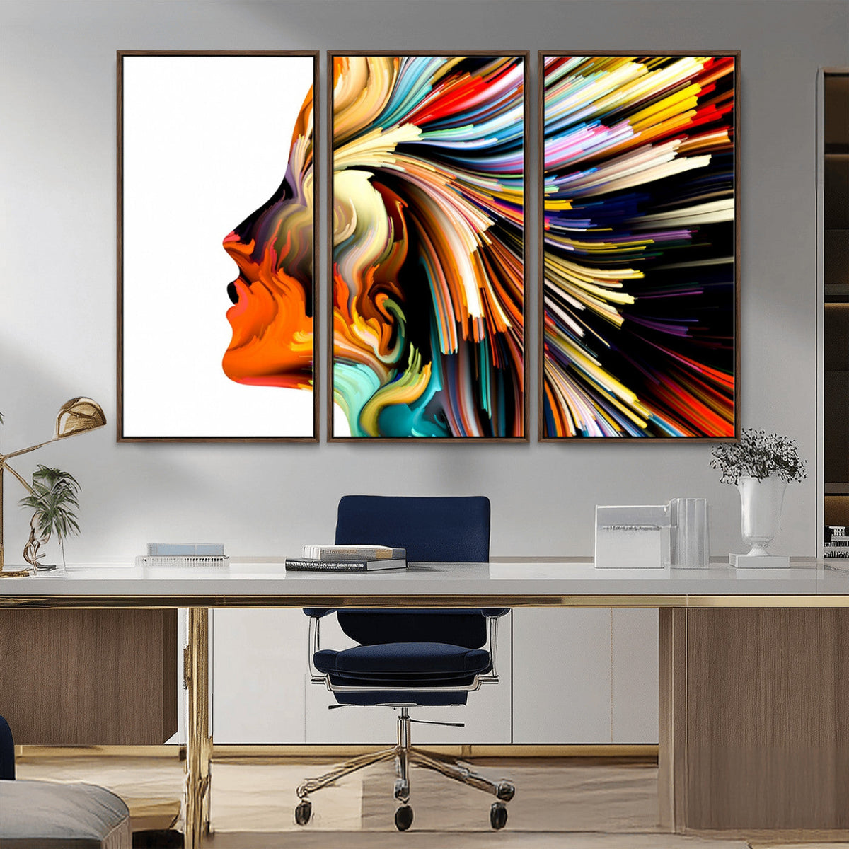 Profile Colors Canvas Print