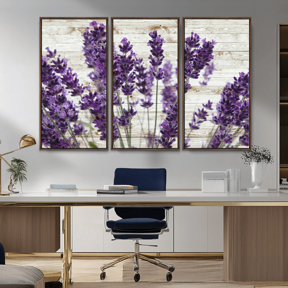 Lavender Herb Wall Art Canvas Print