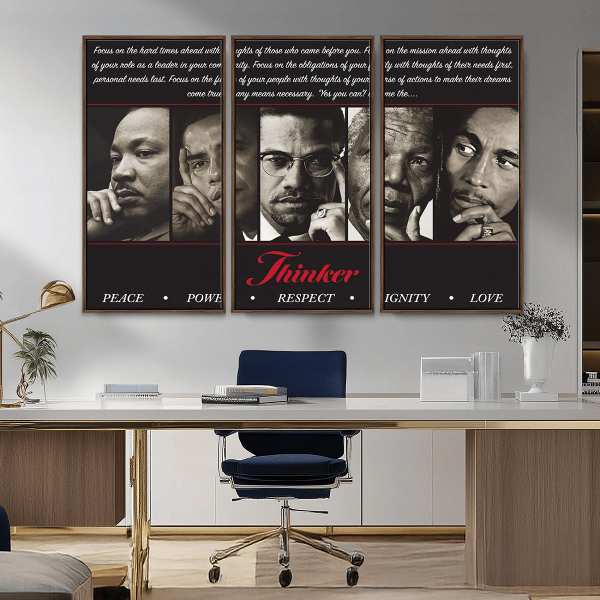 Thinkers of Wall Art Canvas Print - Inspirational Wall Art