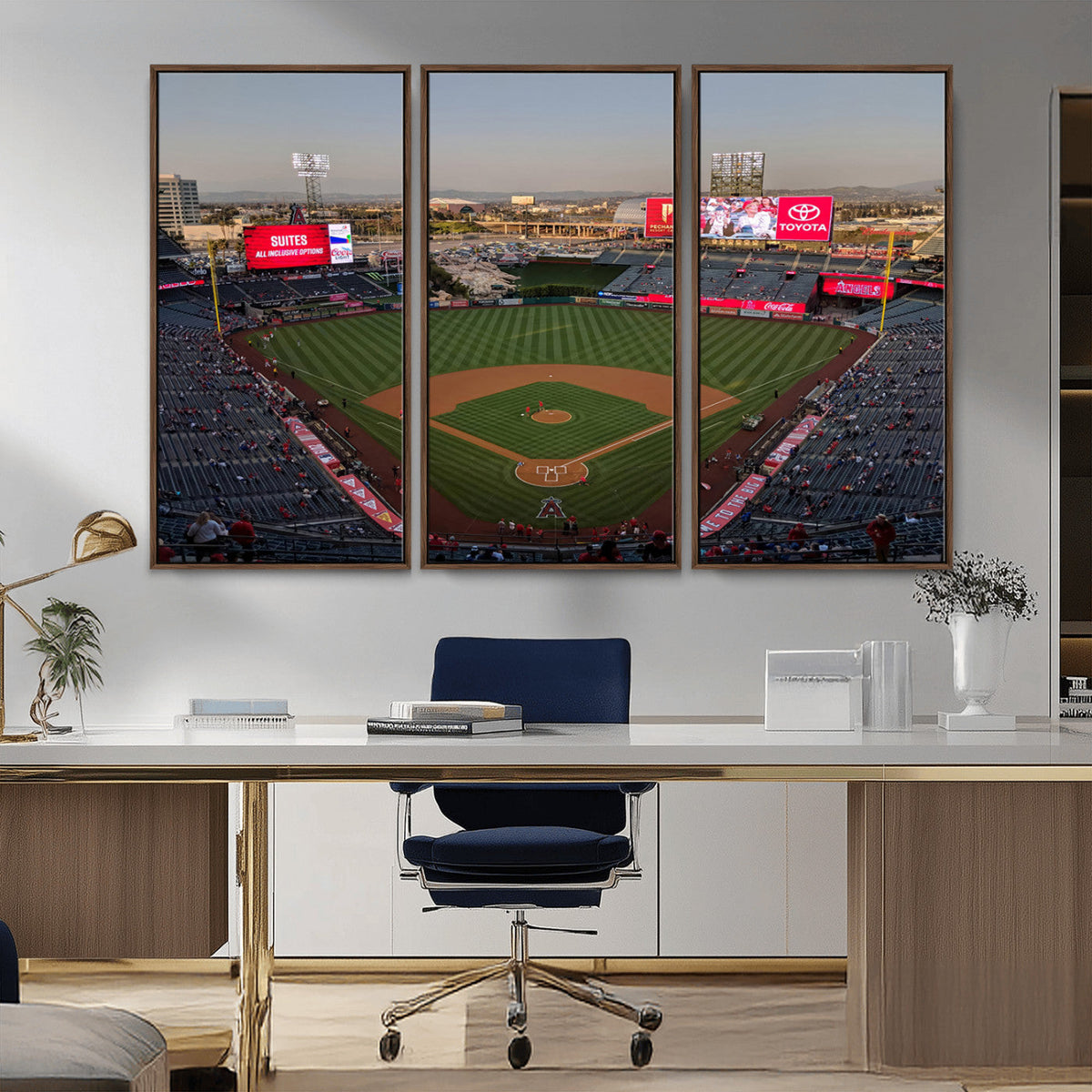 Los Angeles Angels Baseball Canvas Print - Anaheim Angel