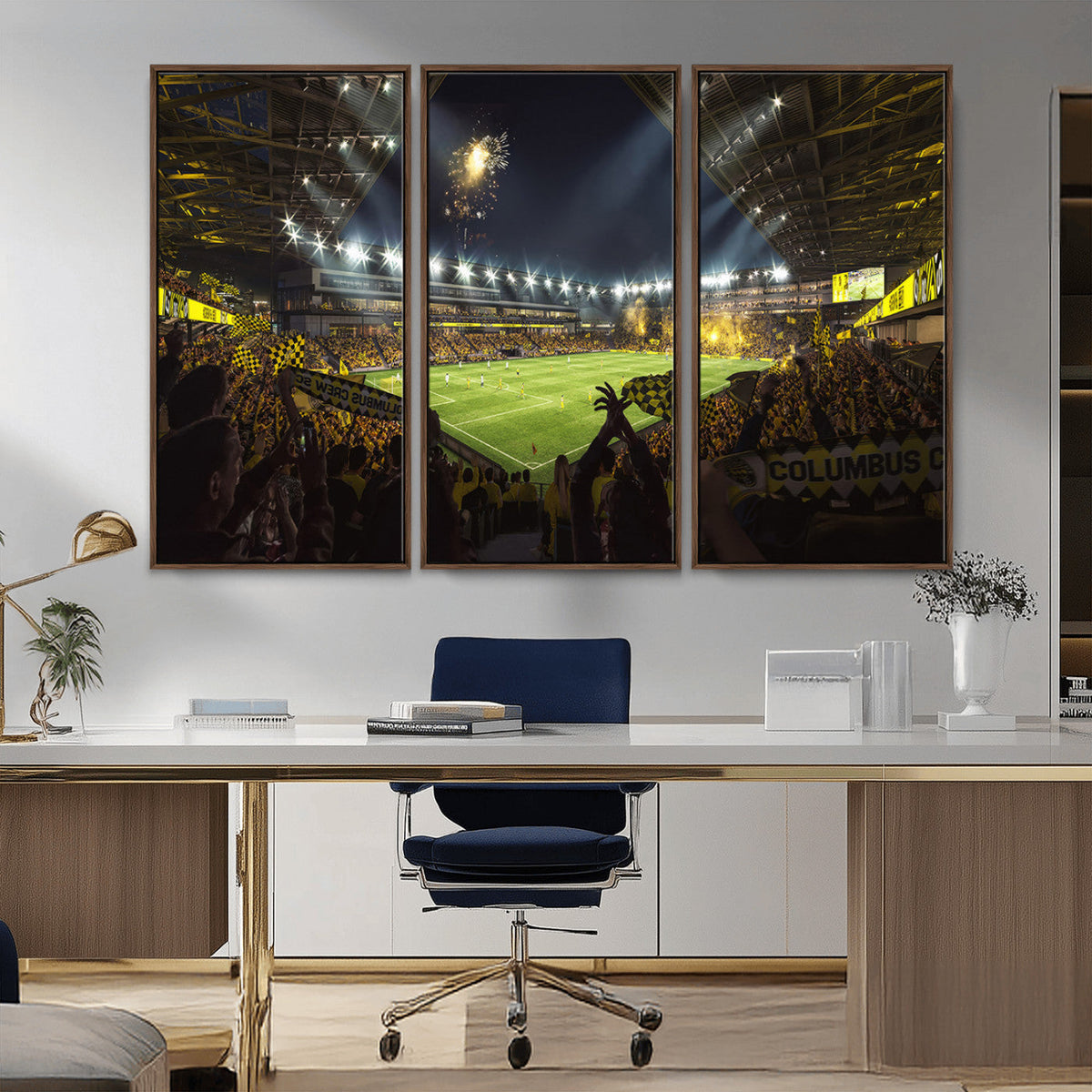 Columbus Crew Soccer Team Print - Columbus Crew Stadium Wall