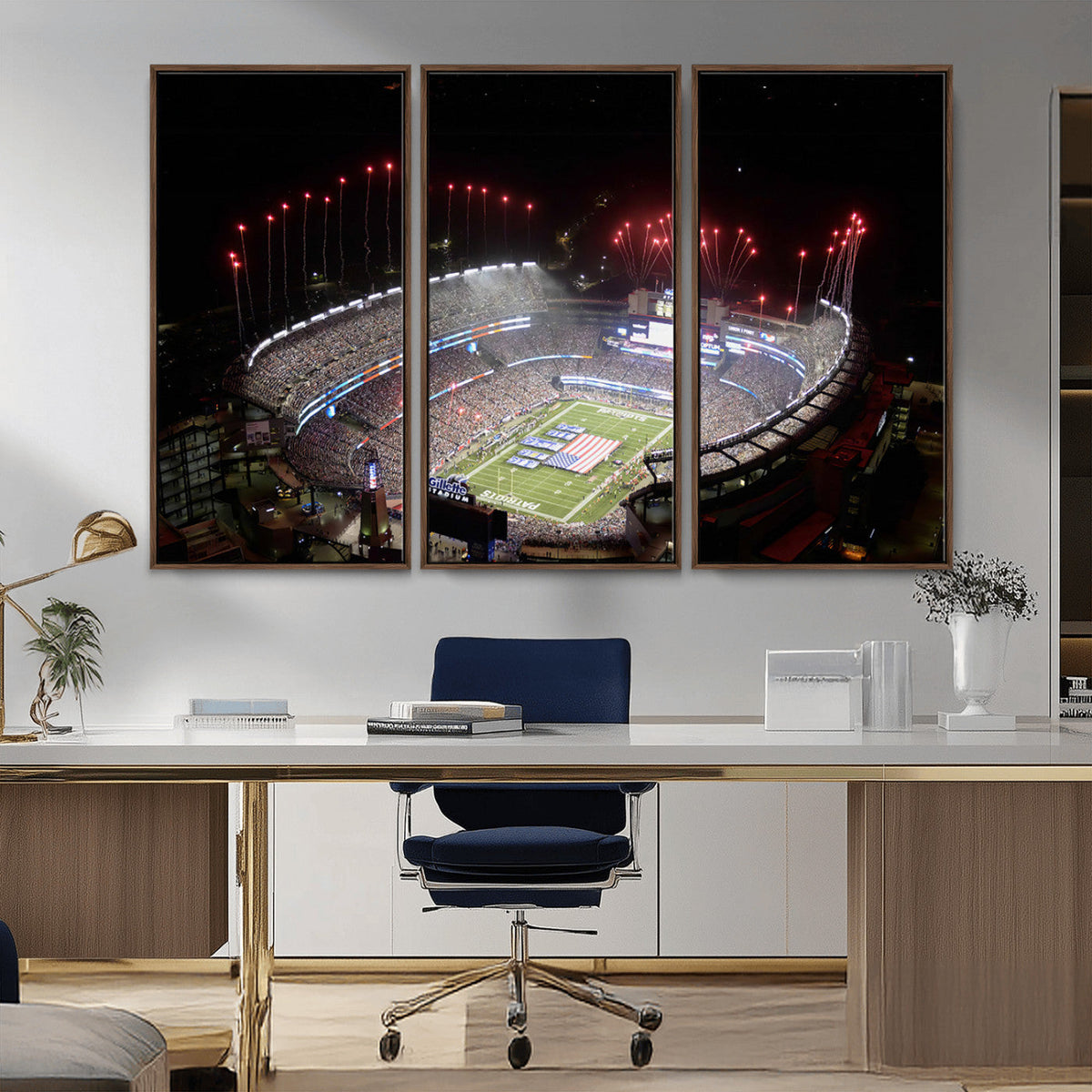New England Patriots Team Print Wall Art- Foxborough