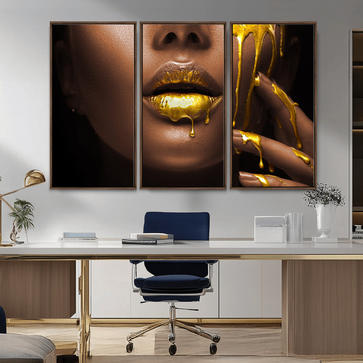 African American Art Black Woman Canvas Print, African Wall