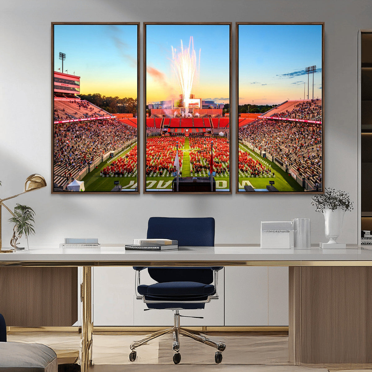 North Carolina State University Canvas Print, North Carolina