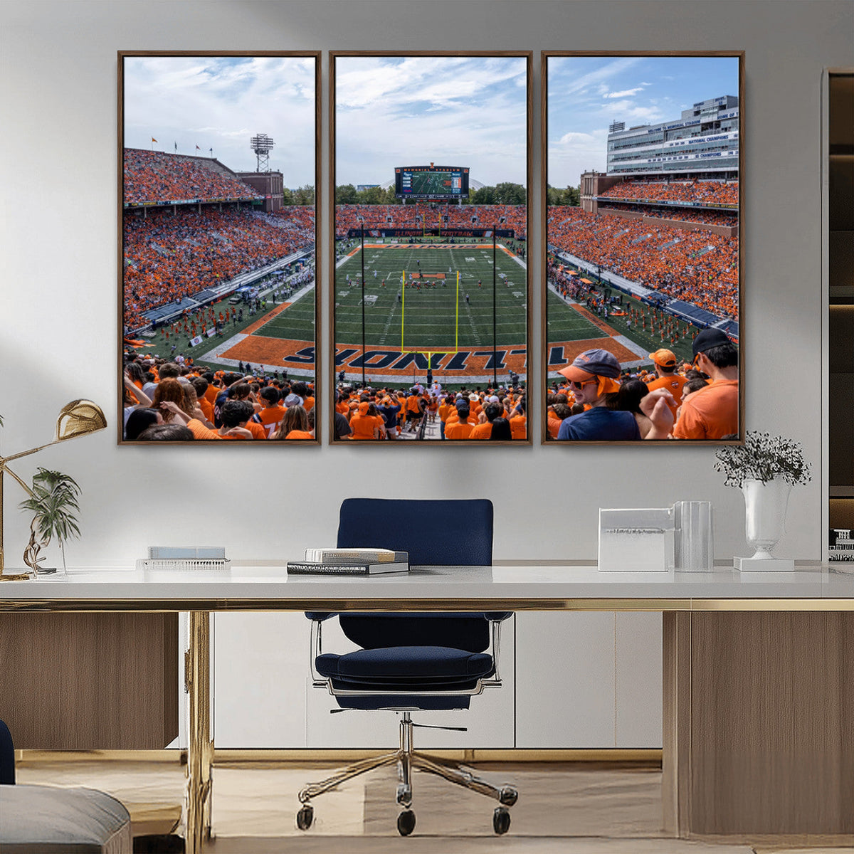 University of Illinois Fighting Illini Football Team Print