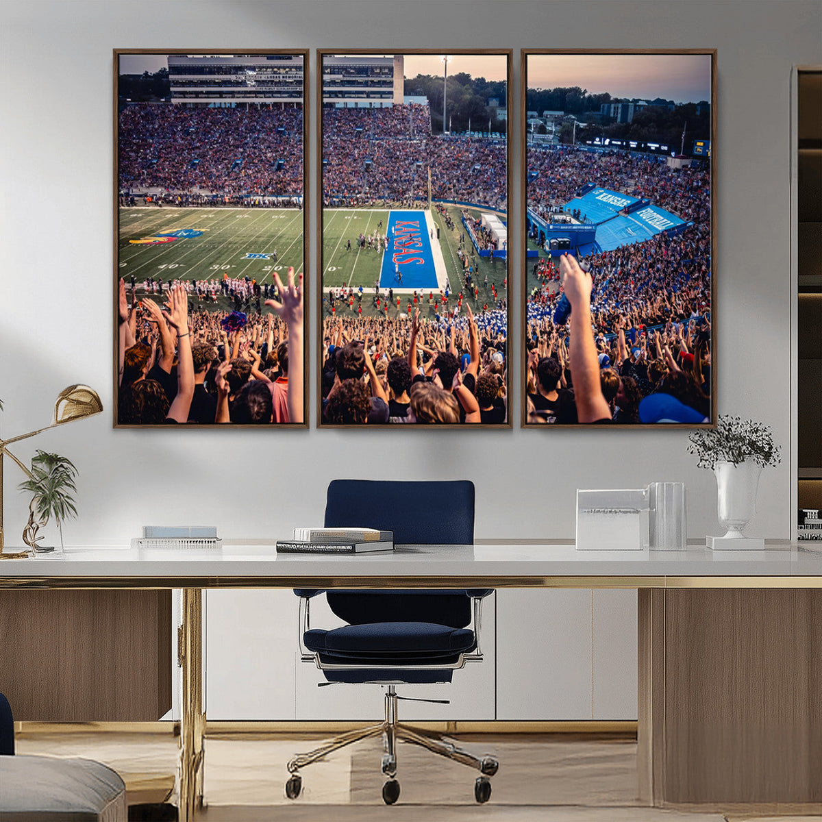 University of Kansas Jayhawks Football Team Art Print -