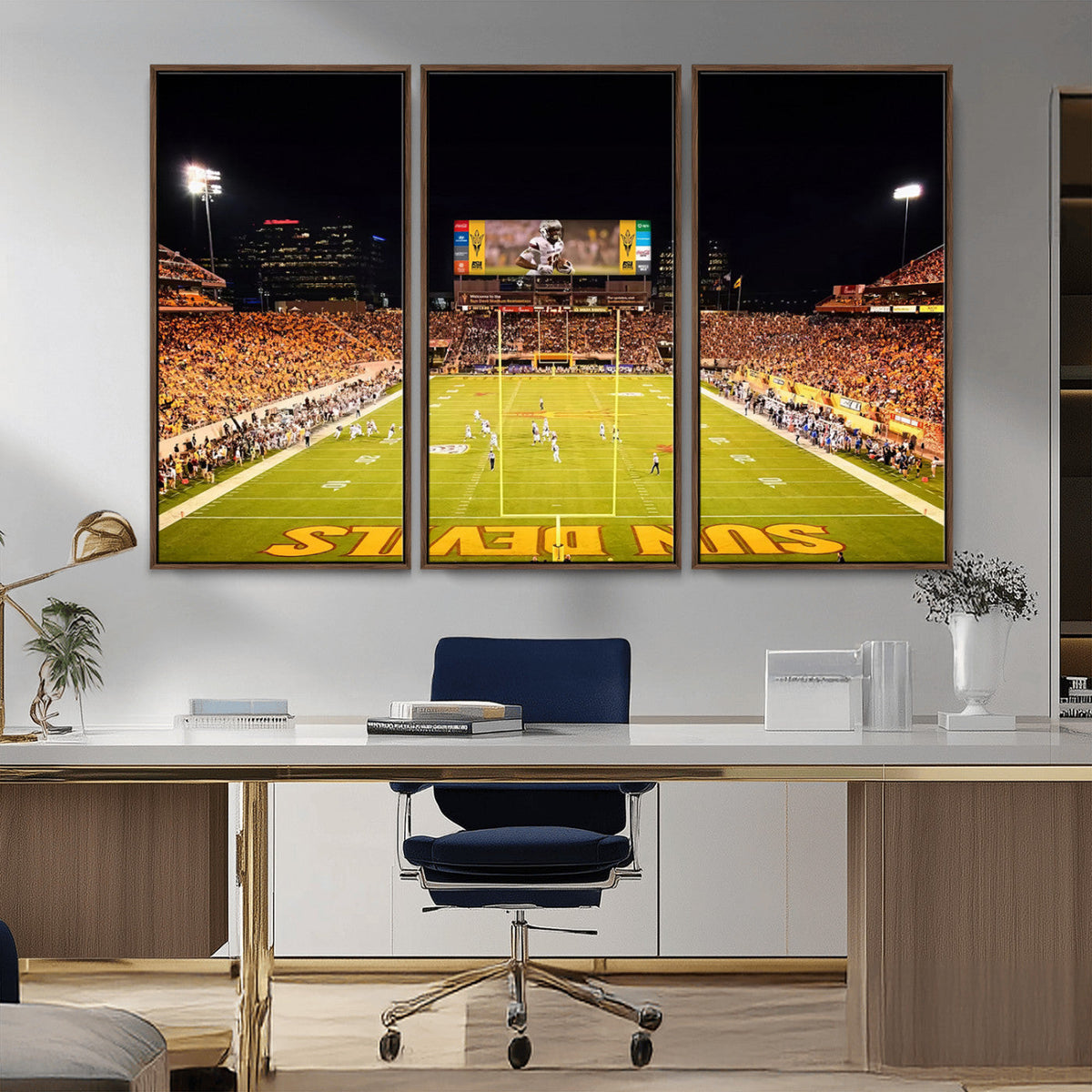ASU Sun Devils Football Team Print - Phoenix Mountain