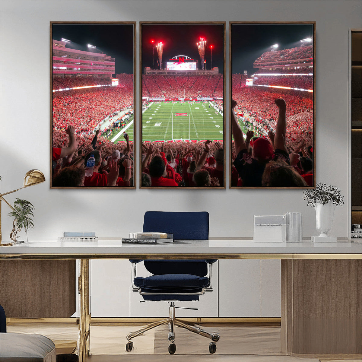 University of Nebraska Cornhuskers Football Team Print -