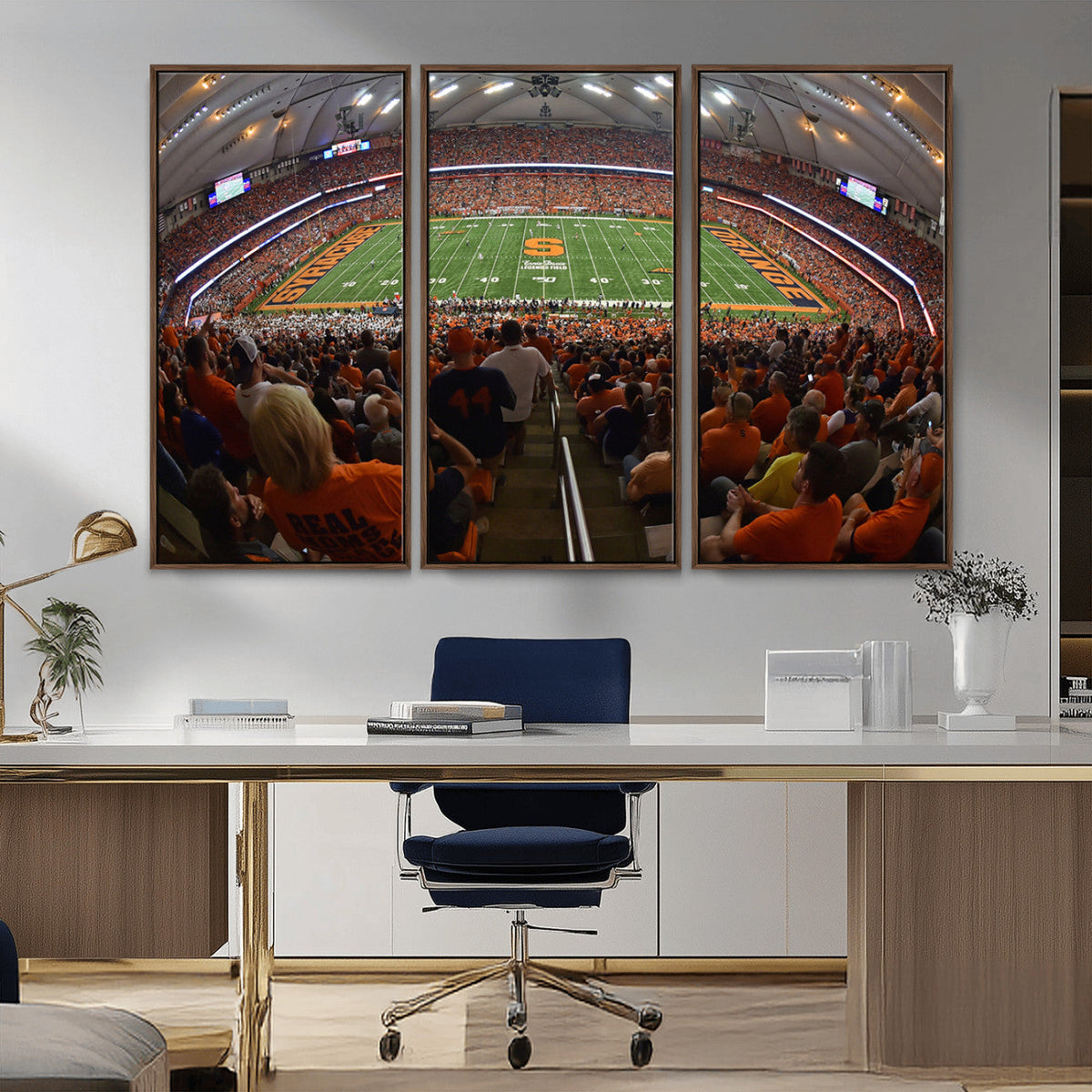 Syracuse University Orange Football Canvas Print, Football