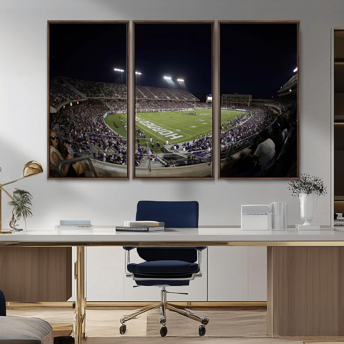 TCU Horned Frogs Football Team Print - Fort Worth Amon G.