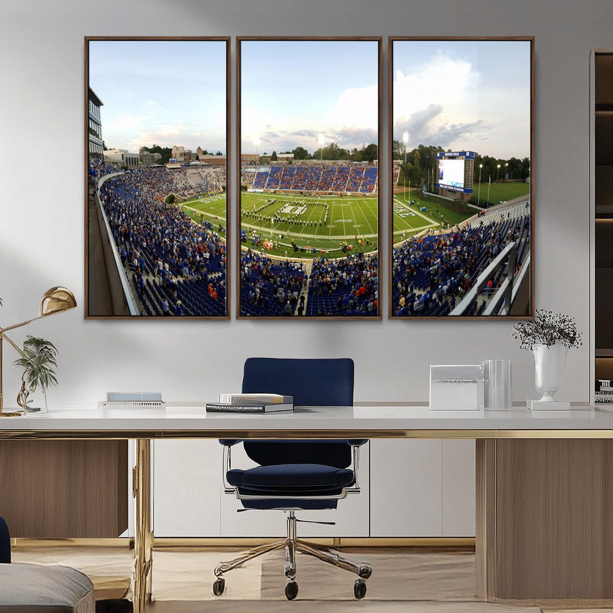 The Duke University Blue Devils Football Team Print - Durham
