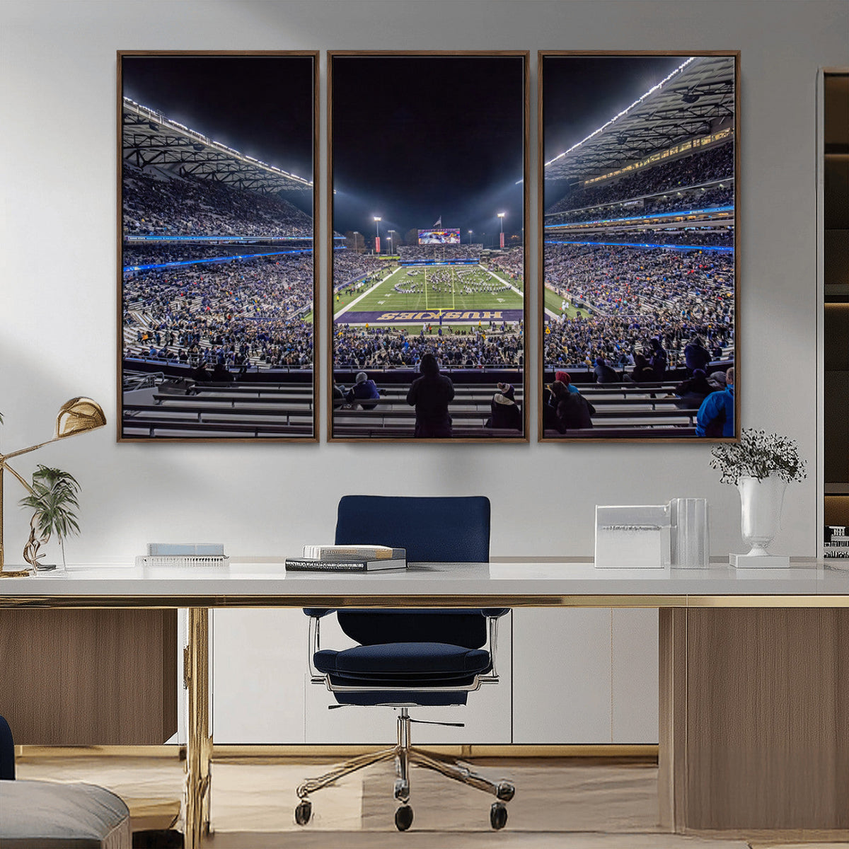 The University of Washington Huskies Football Team Print -