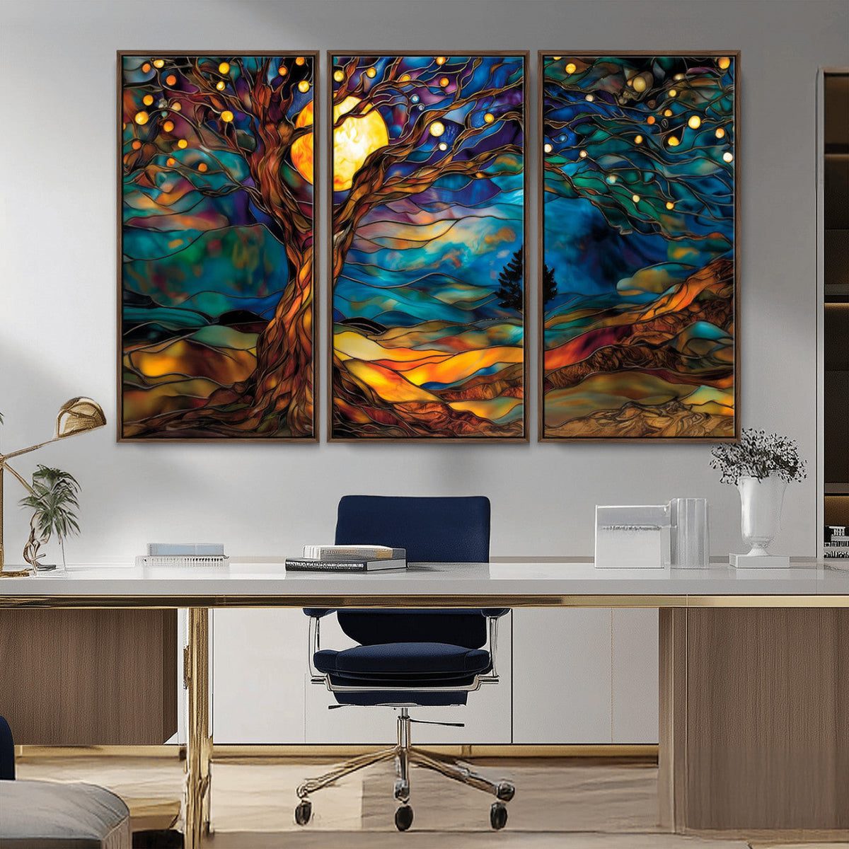 Tree of Life Wall Art - Yggdrasil Tree of Life Canvas Print