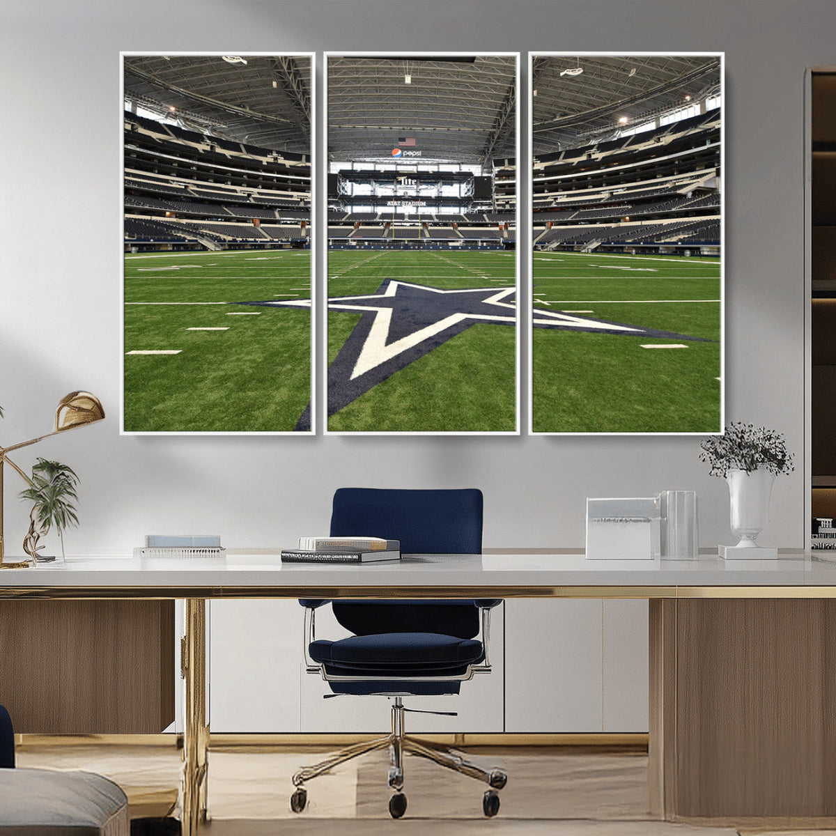 Dallas Cowboys Football Team Print - Arlington AT&T Stadium
