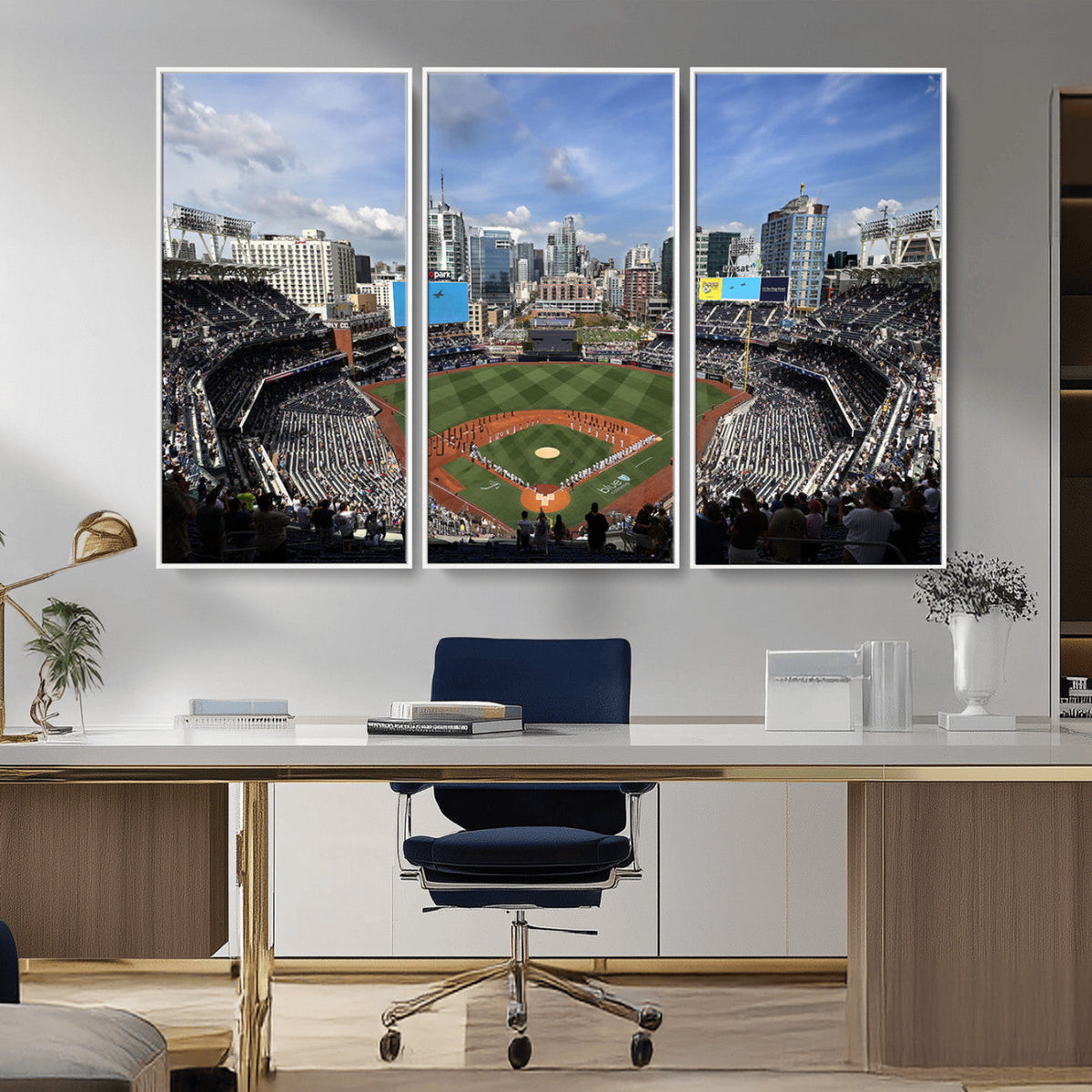 San Diego Padres Baseball Team Print - Petco Park Stadium