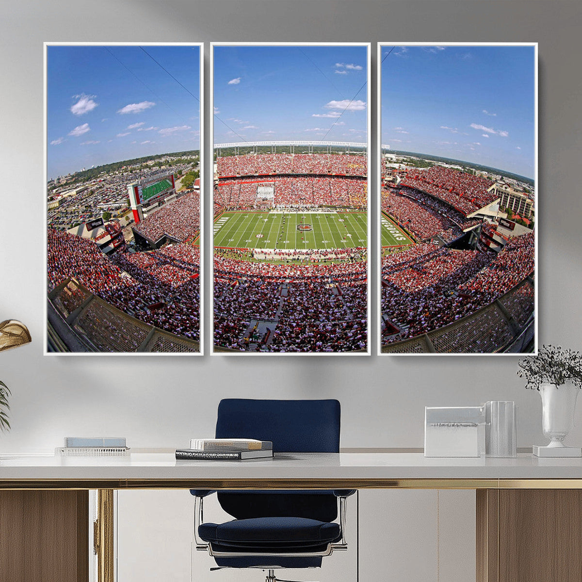 William Brice Stadium Wall Art Canvas Print – Stadium Crowd