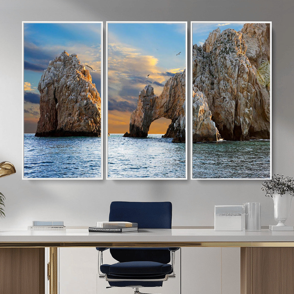 The Arch Cabo San Lucas Ocean Arch Wall Art Canvas Print,