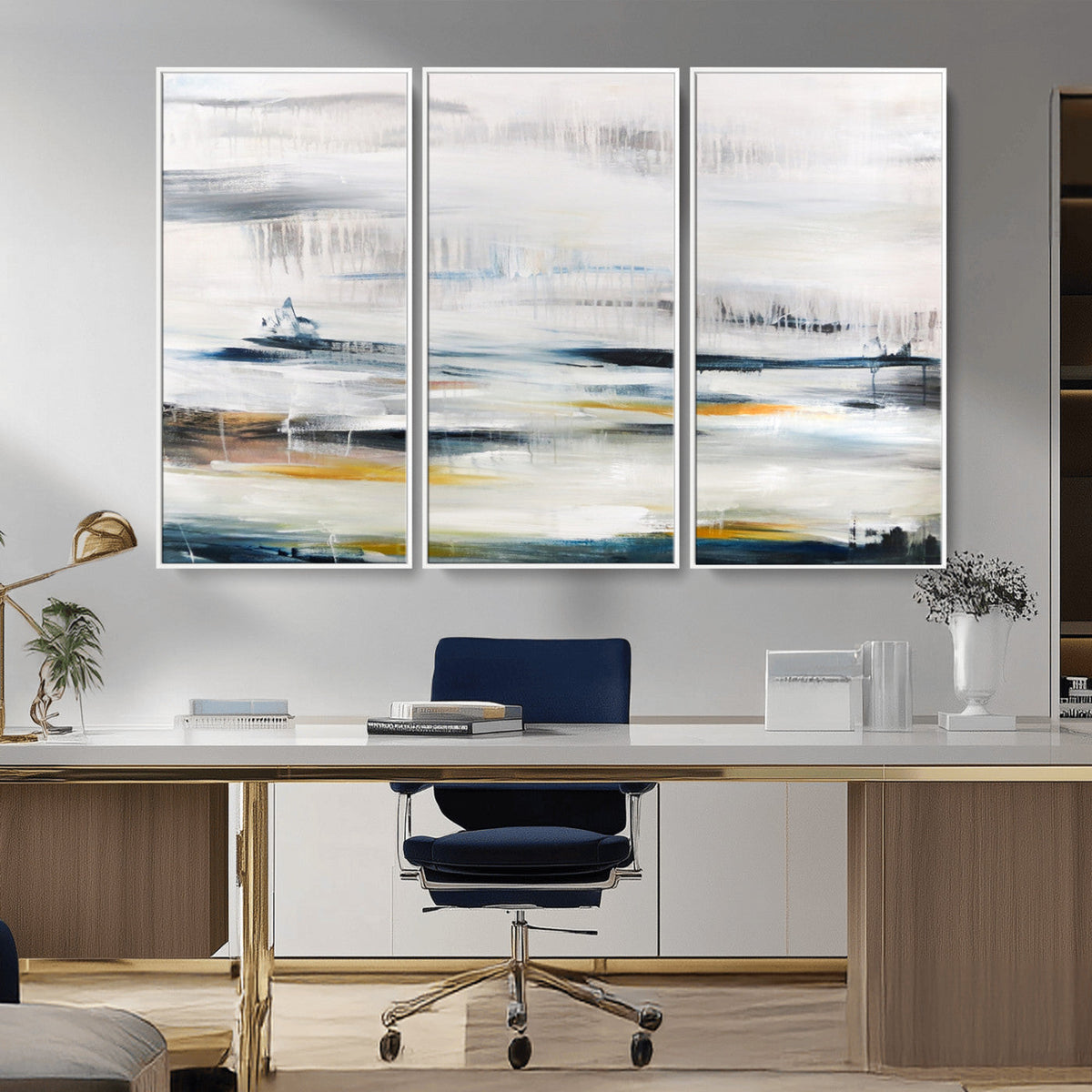 Soft Color Abstract Canvas Print