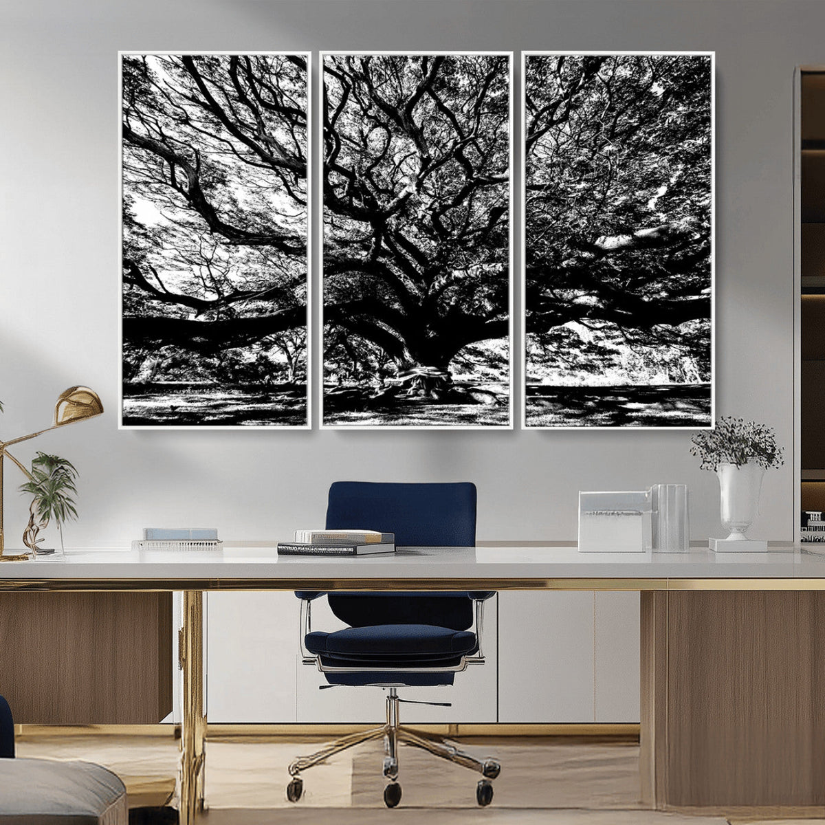 Mighty Angel Oak Wall Art | Angel Oak Tree Art Print