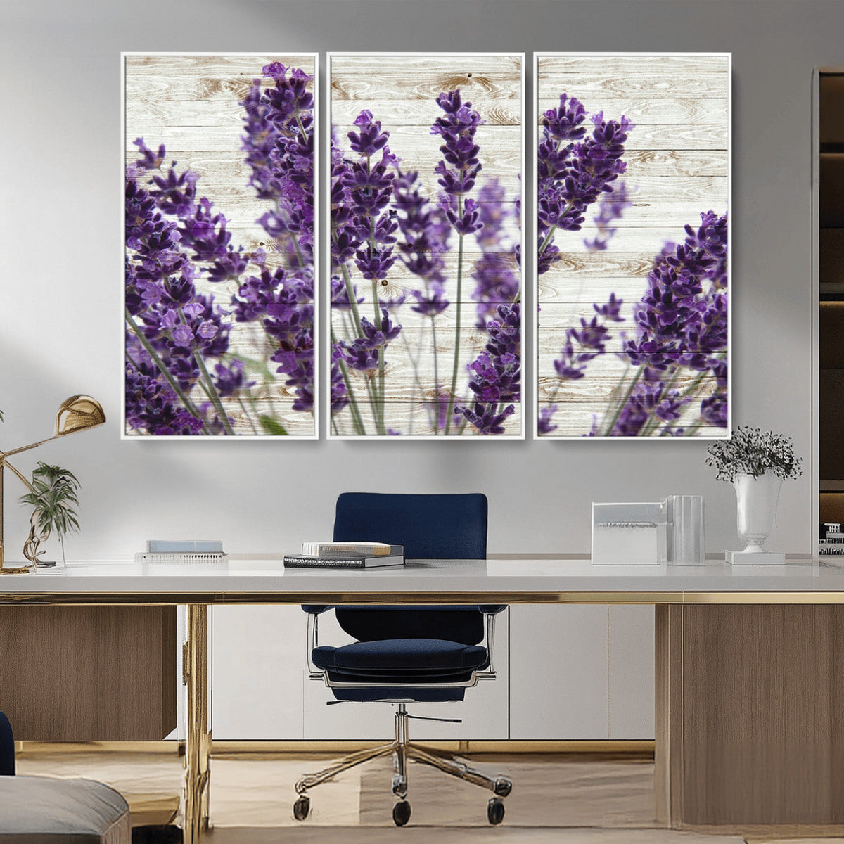 Lavender Herb Wall Art Canvas Print
