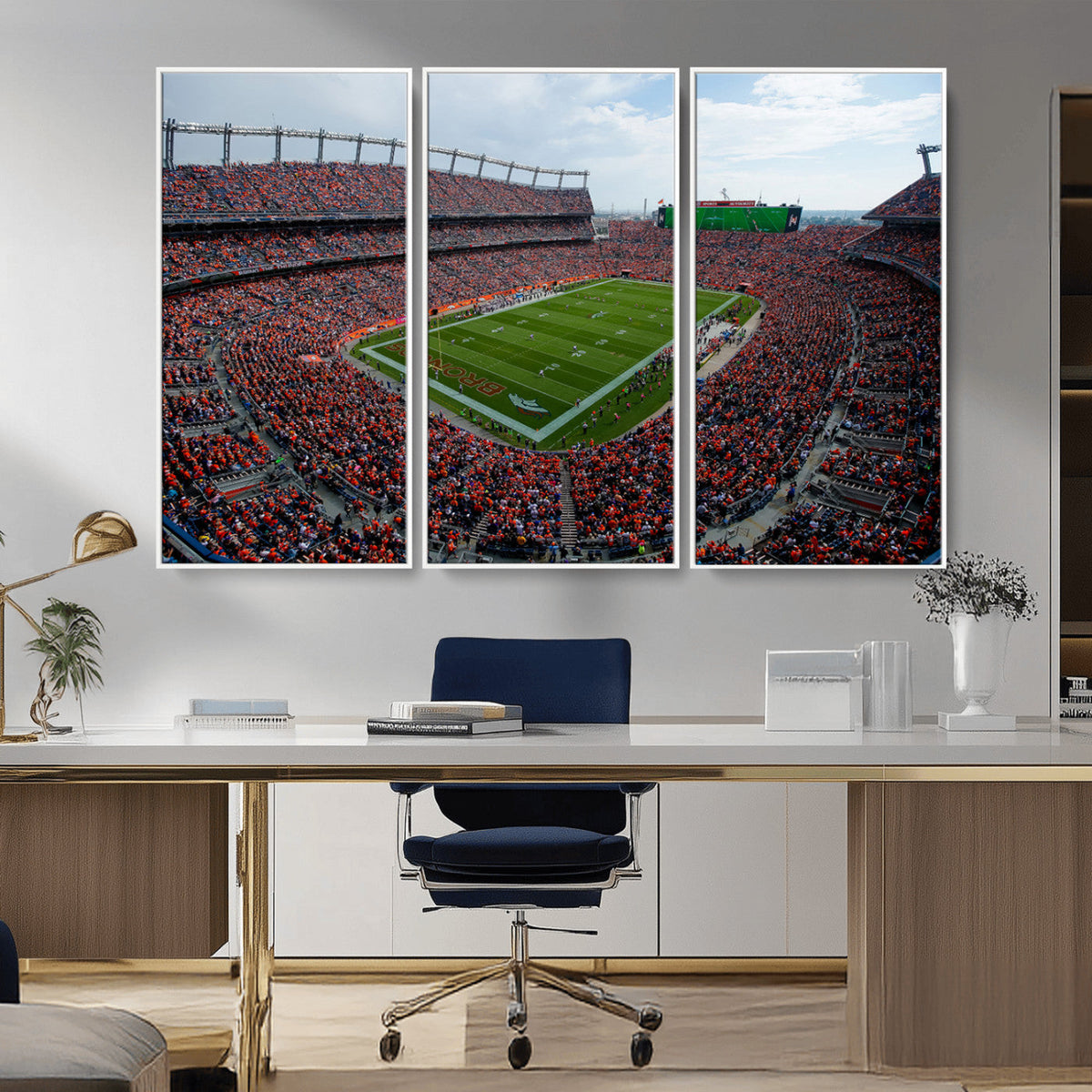 Denver Broncos Football Team Print - Empower Field Mile High