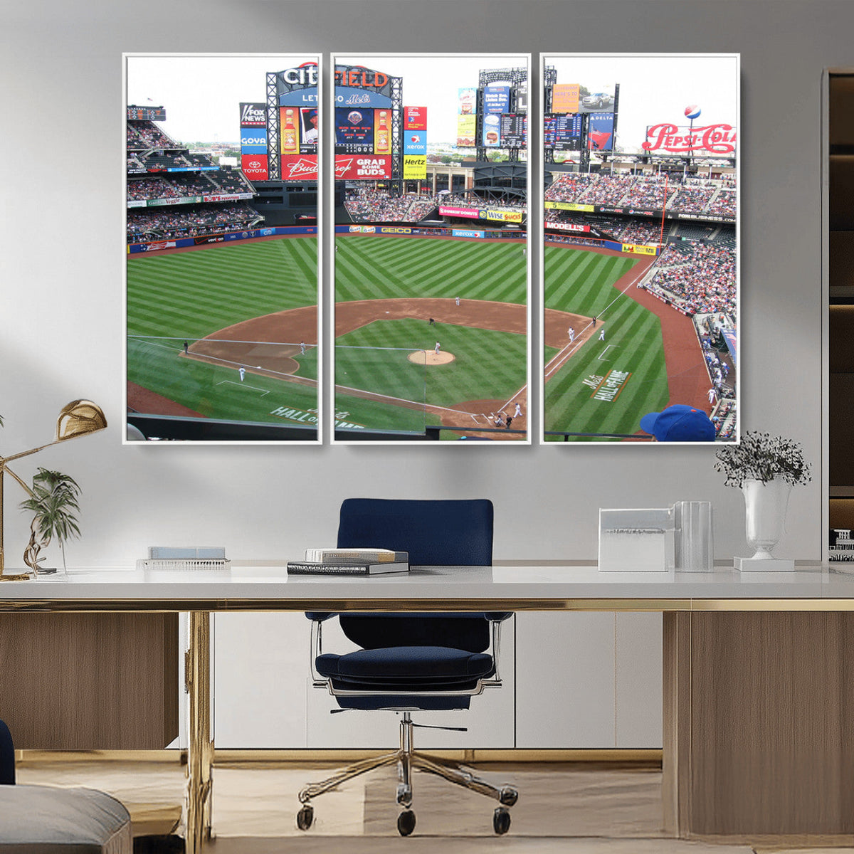 New York Mets Baseball Team Print - Citi Field Baseball