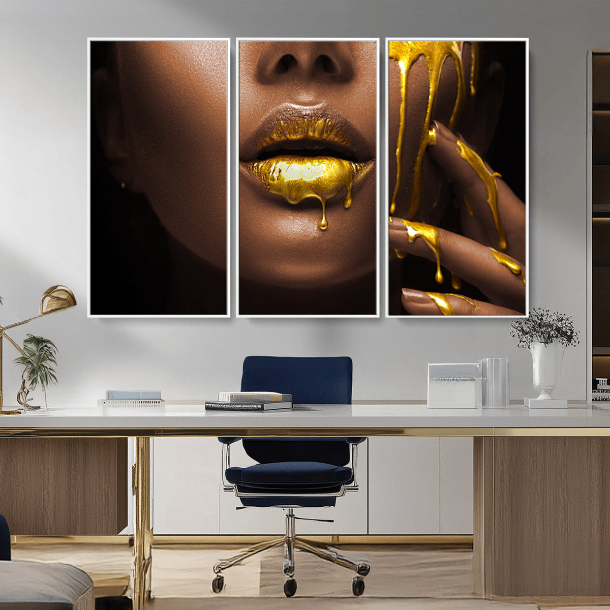 African American Art Black Woman Canvas Print, African Wall