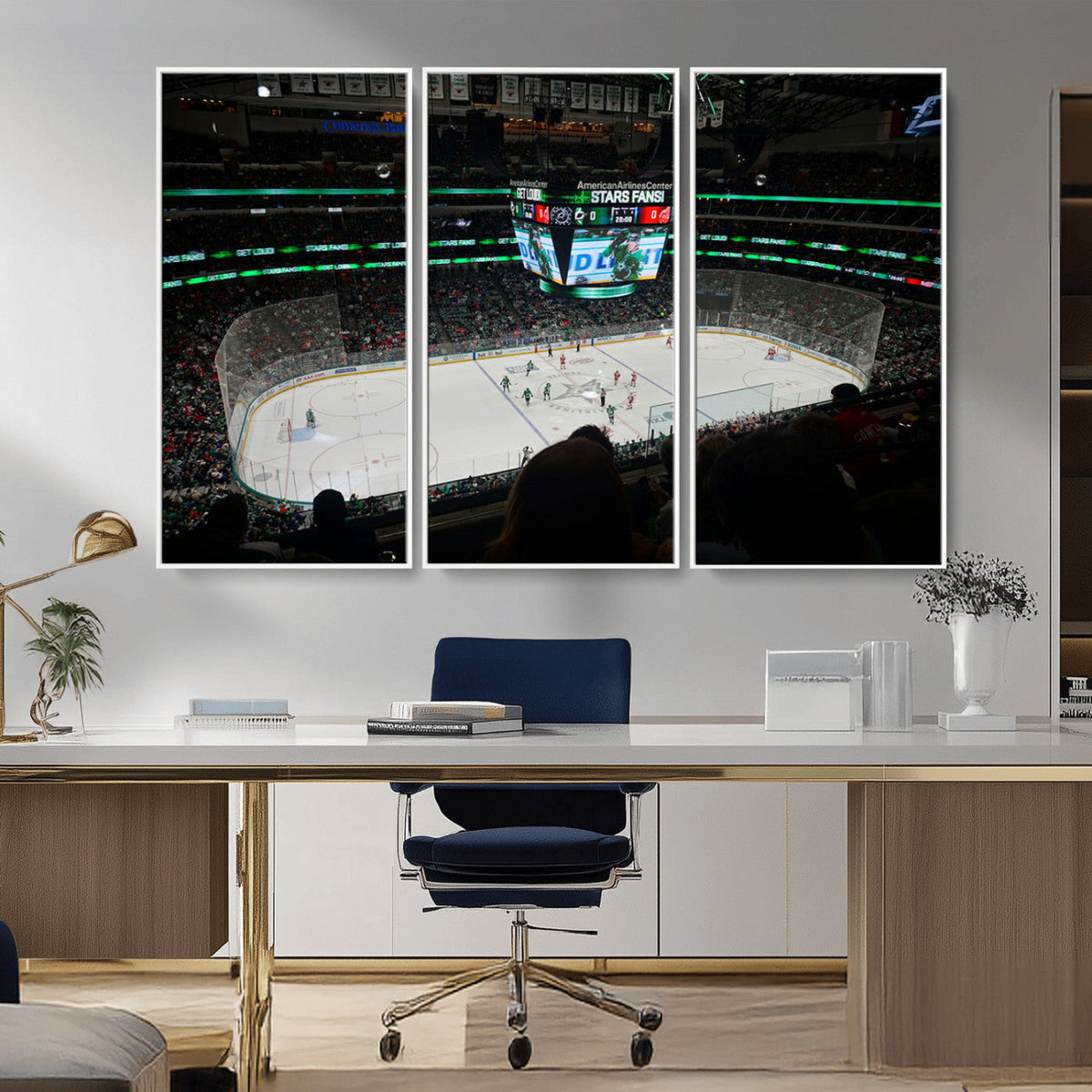 American Airlines Center Dallas Stars Wall Art Canvas Print