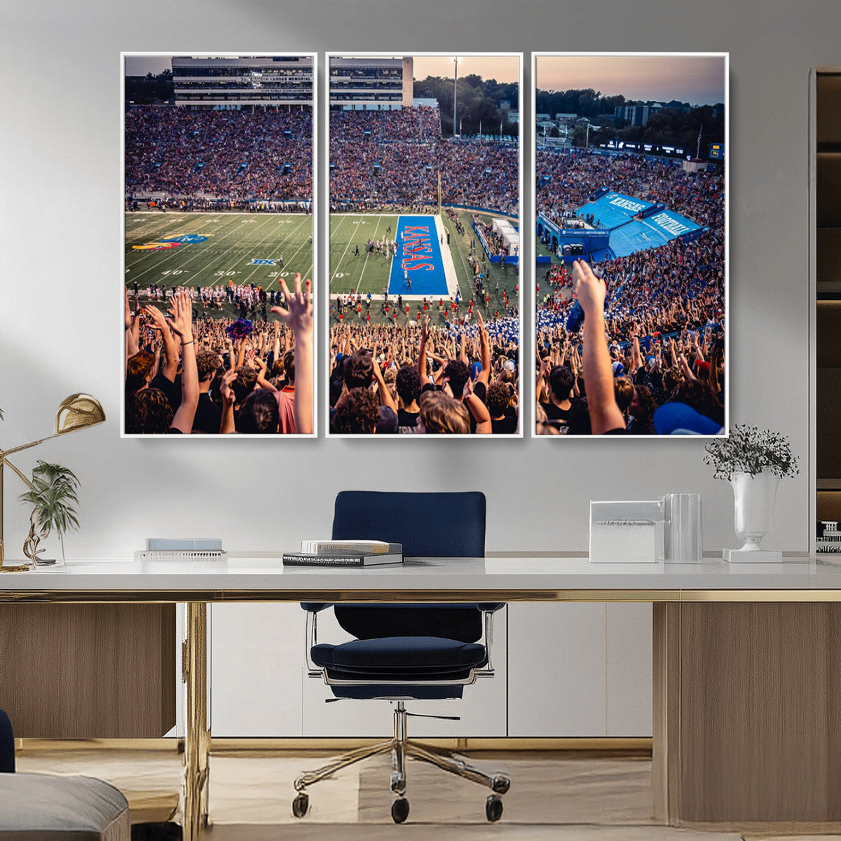 University of Kansas Jayhawks Football Team Art Print -