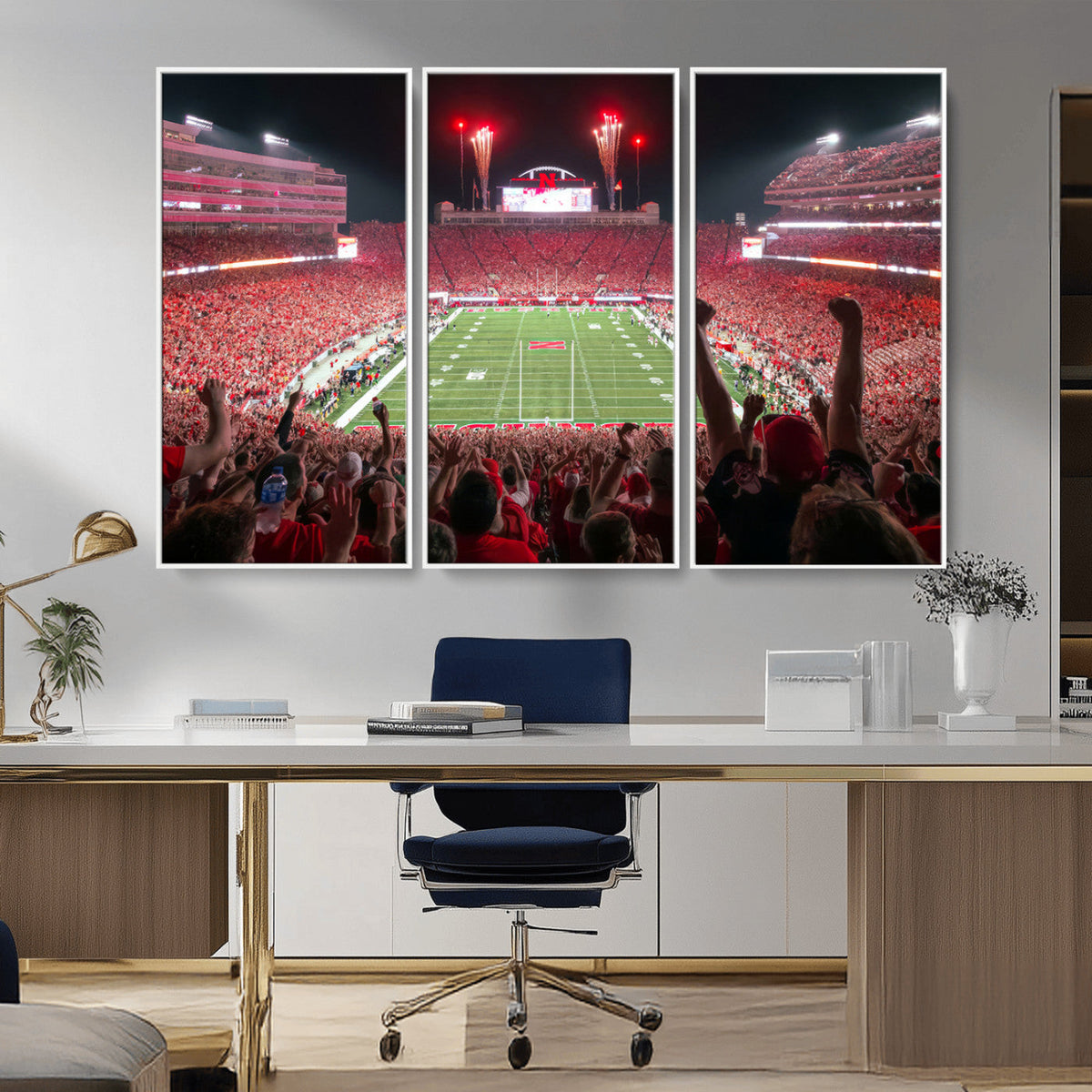 University of Nebraska Cornhuskers Football Team Print -