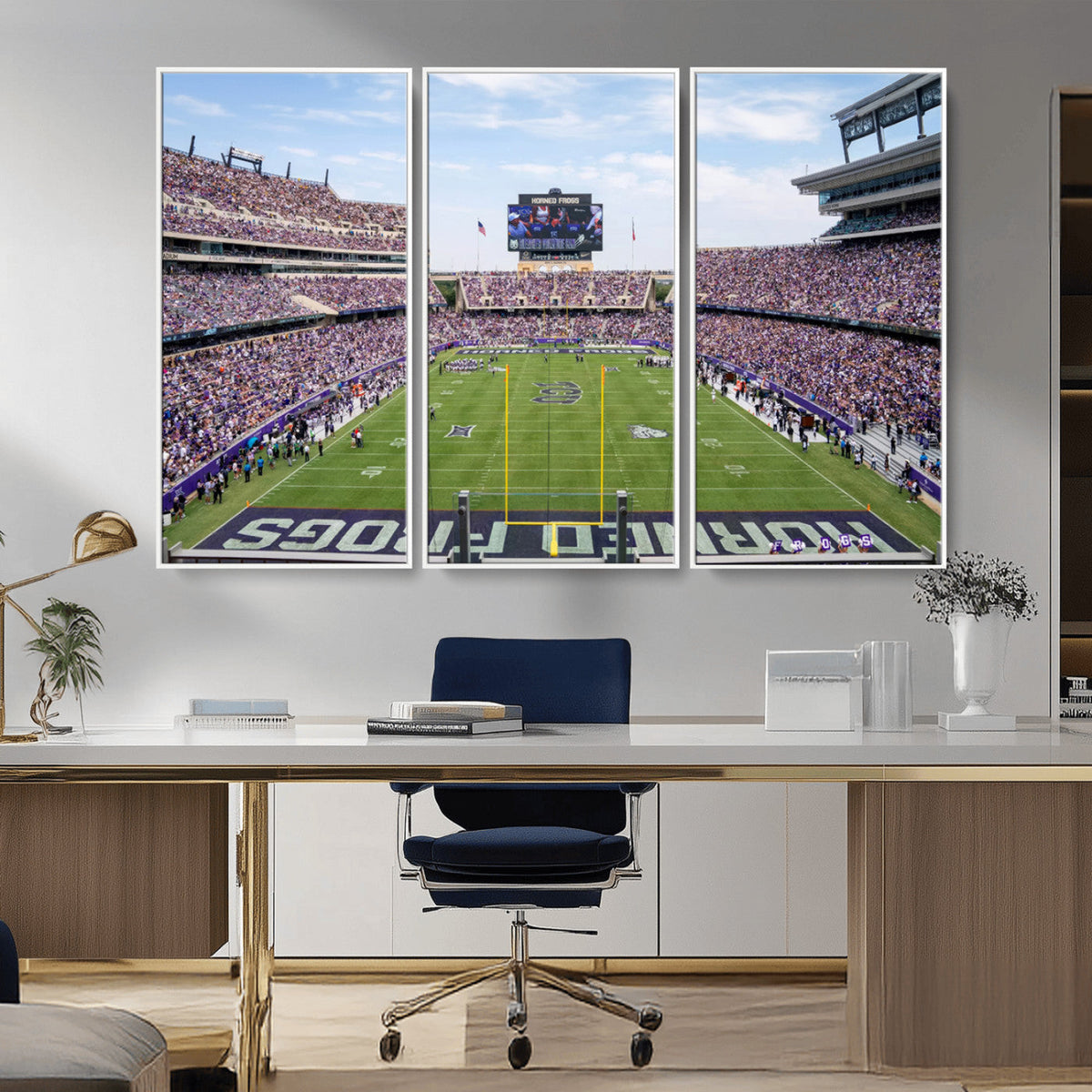 TCU Horned Frogs Football Team Print - Fort Worth Amon G.