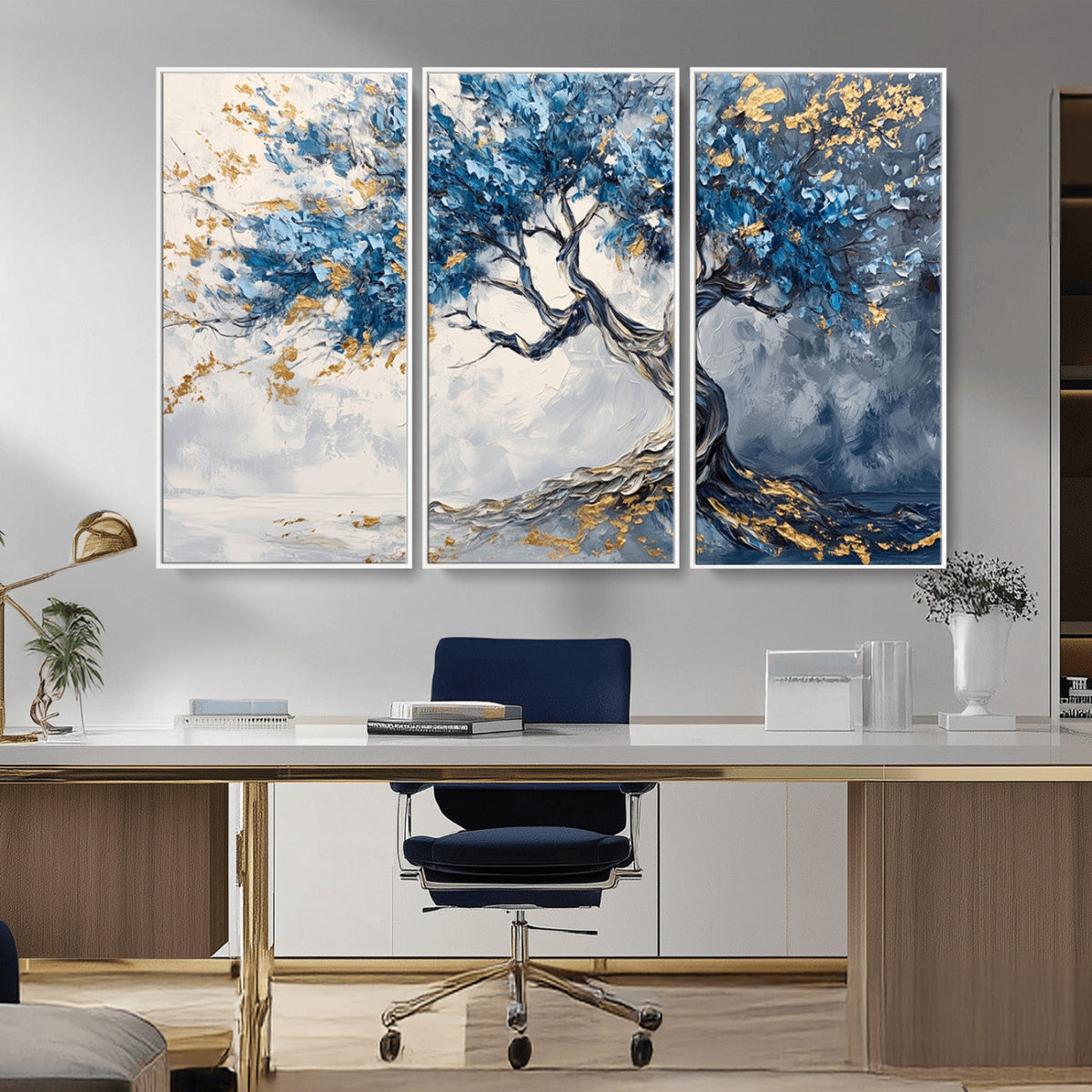 Abstract Tree Painting Canvas Wall Art | Tree of Life