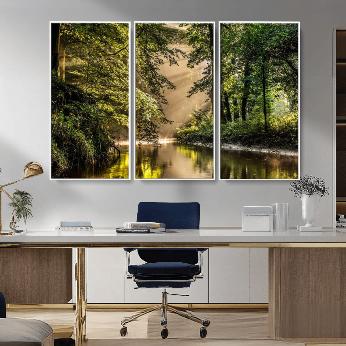 Forest Wall Art Print | River Landscape Wall Art | Perfect