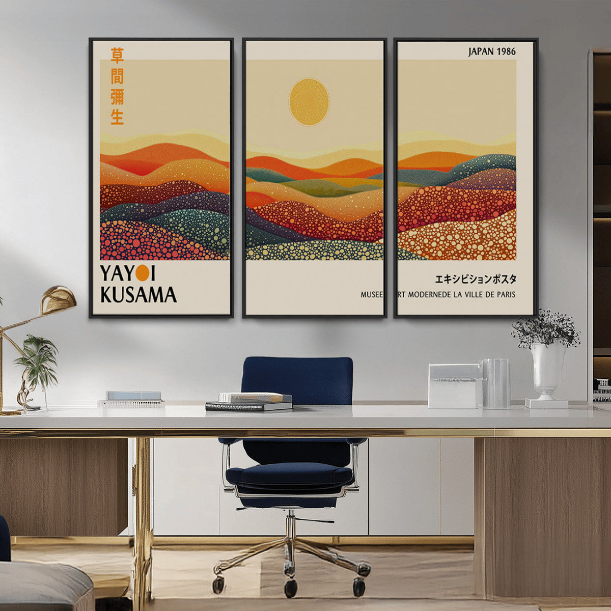 Yayoi Kusama Art Print Wall Decor – Yayoi Kusama Wabi Sabi